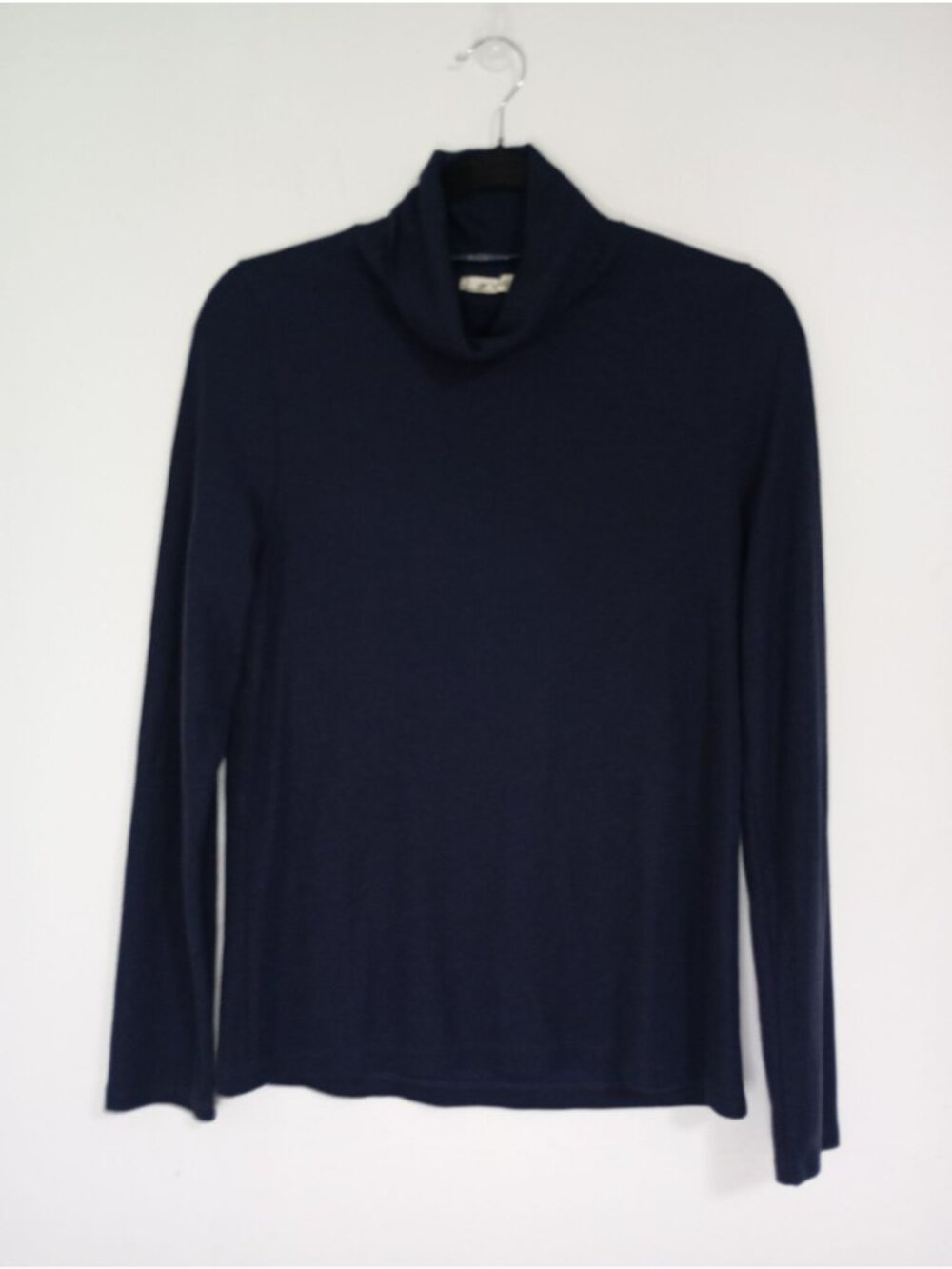Madewell Long Sleeve Turtleneck Sweater Womens Size L Subtle Metallic Accents